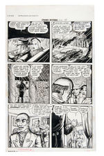 "STRANGE MYSTERIES" #16 COMPLETE HORROR COMIC BOOK STORY ORIGINAL ART BY S. M. IGER STUDIO ARTIST.