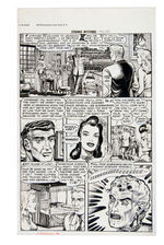 "STRANGE MYSTERIES" #16 COMPLETE HORROR COMIC BOOK STORY ORIGINAL ART BY S. M. IGER STUDIO ARTIST.