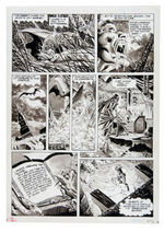 "DRACULA LIVES!" MARVEL COMICS MAGAZINE ORIGINAL ART PAGES.