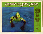 "CREATURE FROM THE BLACK LAGOON" ORIGINAL 1954 RELEASE LOBBY CARD.