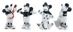 MICKEY MOUSE MINIATURE GERMAN CHINA BAND FIGURINES.