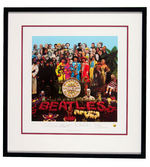 THE BEATLES FRAMED LITHOGRAPH PAIR.