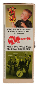 “THE MONKEES”MATTEL BOXED TALKING HAND PUPPET SET.