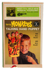 “THE MONKEES”MATTEL BOXED TALKING HAND PUPPET SET.