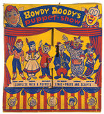 “HOWDY DOODY’S PUPPET-SHOW” BOXED STAGE/PUPPET SET.