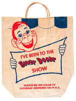 "HOWDY DOODY SHOW" SHOPPING BAG WITH NBC COLOR TV PROMOTION.