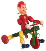 HOWDY DOODY TRICYCLE PULL TOY BY KOHNER.