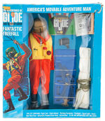"THE ADVENTURES OF GI JOE AIR ADVENTURER - FANTASTIC FREEFALL" BOXED OUTFIT/ACCESSORY SET.