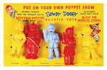 "HOWDY DOODY/PUT ON YOUR OWN PUPPET SHOW PLASTIC TOYS.