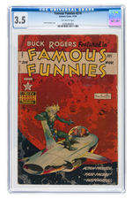 "FAMOUS FUNNIES" #214 NOVEMBER 1954 CGC 3.5 VG- (BUCK ROGERS).
