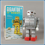 "GIGANTOR 17" ROBOT" LARGE BATTERY OPERATED TOY.