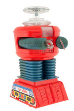 "LOST IN SPACE MOTORIZED ROBOT" BOXED COLOR VARIETY REMCO TOY.