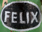 “FELIX” GREEN & RED VARIETY FUN-E-FLEX FIGURE PAIR.