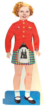 “LIFE SIZED SHIRLEY TEMPLE PAPERDOLL” BOXED SET WITH EXTRA DOLL.