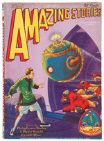 "AMAZING STORIES" PULP PAIR WITH FIRST BUCK ROGERS STORY/FIRST BUCK ROGERS COVER.