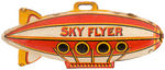 “SKY FLYER” TIN WIND-UP BY UNIQUE ART.