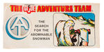 "GI JOE" ADVENTURE TEAM "SEARCH FOR THE ABOMINABLE SNOWMAN" SET IN BOX.