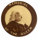 QUEEN VICTORIA REAL PHOTO BUTTON FROM 1901.
