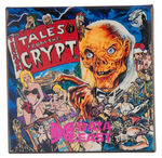 "TALES FROM THE CRYPT" 1993 PINBALL ADVERTISING BUTTON FROM MAKER DATA EAST.