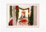 WHITE HOUSE CHRISTMAS CARD LOT - 5 NIXON & 3 REAGAN.