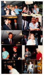 CLINTON & GORE 1ST DAY OF 1992 CAMPAIGN PHOTOS WITH SIGNED PAIR.