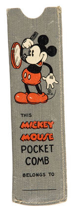 "MICKEY MOUSE POCKET COMB" W/CASE.