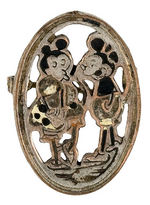 MICKEY MOUSE AND MINNIE FOUR EARLY JEWELRY PIECES BY COHN & ROSENBERGER C. 1932.