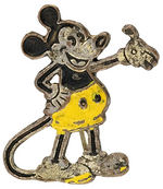MICKEY MOUSE THREE MATCHING JEWELRY PIECES BY COHN & ROSENBERGER 1934.