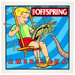 "THE OFFSPRING - AMERICANA" ALBUM COVER PRINT SIGNED BY FRANK KOZIK.