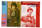 BOB DYLAN "CHELSEA I" ORIGINAL COVER PAINTING & TWO SONG BOOKS.