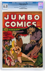 "JUMBO COMICS" #19 SEPTEMBER 1940 CGC 6.0 FINE.