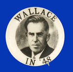 "WALLACE IN '48" RARE REAL PHOTO UNLISTED IN HAKE.