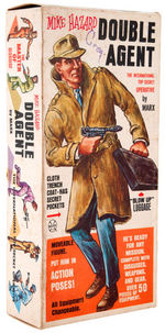 "MARX MIKE HAZARD DOUBLE AGENT" ACTION FIGURE IN BOX.