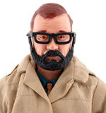 "MARX MIKE HAZARD DOUBLE AGENT" ACTION FIGURE IN BOX.