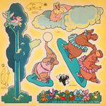 RARE "FANTASIA CUT-OUT BOOK" WITH POLITICALLY INCORRECT CHARACTER "SUNFLOWER."