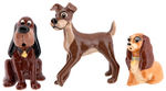 LADY AND THE TRAMP HAGEN RENAKER FIGURINE LOT.