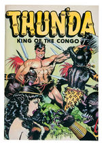 “THUNDA KING OF THE CONGO” COMIC BOOK REPRINT AUTOGRAPHED BY FRANK FRAZETTA.
