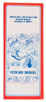 "PETER MAX" RARE BOXED SNEAKERS.