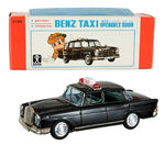 "BANDAI BATTERY OPERATED  BENZ TAXI."