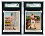 1910 T220 "CHAMPION ATHLETE AND PRIZE FIGHTERS SERIES" WHITE BORDER SGC GRADED COMPLETE SET.