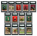 1910 T220 "CHAMPION ATHLETE AND PRIZE FIGHTERS SERIES" WHITE BORDER SGC GRADED COMPLETE SET.