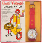 "RONALD McDONALD CHILD'S WATCH" BOXED.
