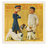 "STEIFF TOYS BUTTON IN EAR BRAND" PAIR OF POSTER STAMPS.