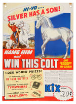 THE LONE RANGER NAME SILVER'S SON 1941 CONTEST POSTER.