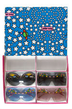 PETER MAX-DESIGNED CHRISTIAN DIOR SUNGLASSES BY TURA WITH DISPLAY BOX.