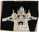 "MAD" CREATOR HARVEY KURTZMAN & EC COMICS ARTIST JOHN SEVERIN ORIGINAL ART PAIR.