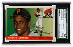 1955 TOPPS #164 ROBERTO CLEMENTE ROOKIE HIGH# SGC 80 EX/NM 6.