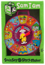 "DR. SEUSS - SAM I AM SEE'N SAY STORY-MAKER" BOXED TOY.