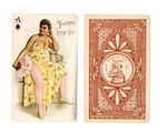 RISQUE TOBACCO TRADECARD PAIR.