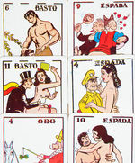 CUBAN-ISSUED X-RATED COMIC CHARACTERS CARD DECK.